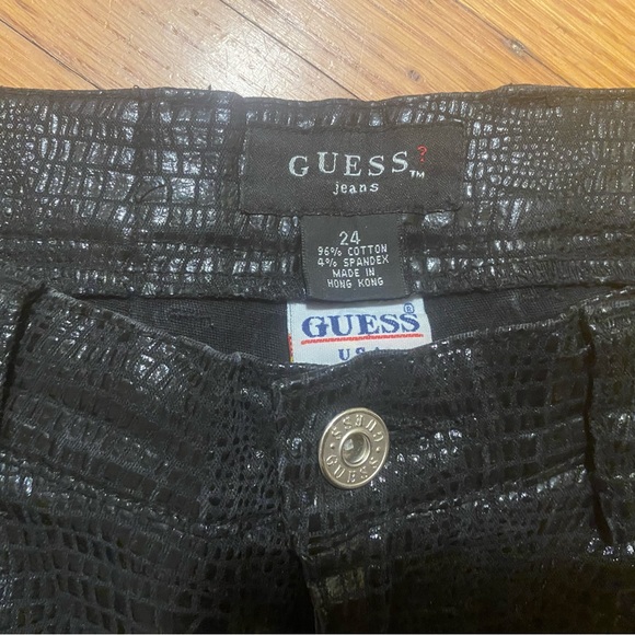 Vintage Guess snake print jeans - Picture 2 of 4